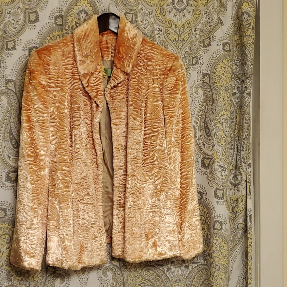 Vintage Faux Fur Jacket 1950s